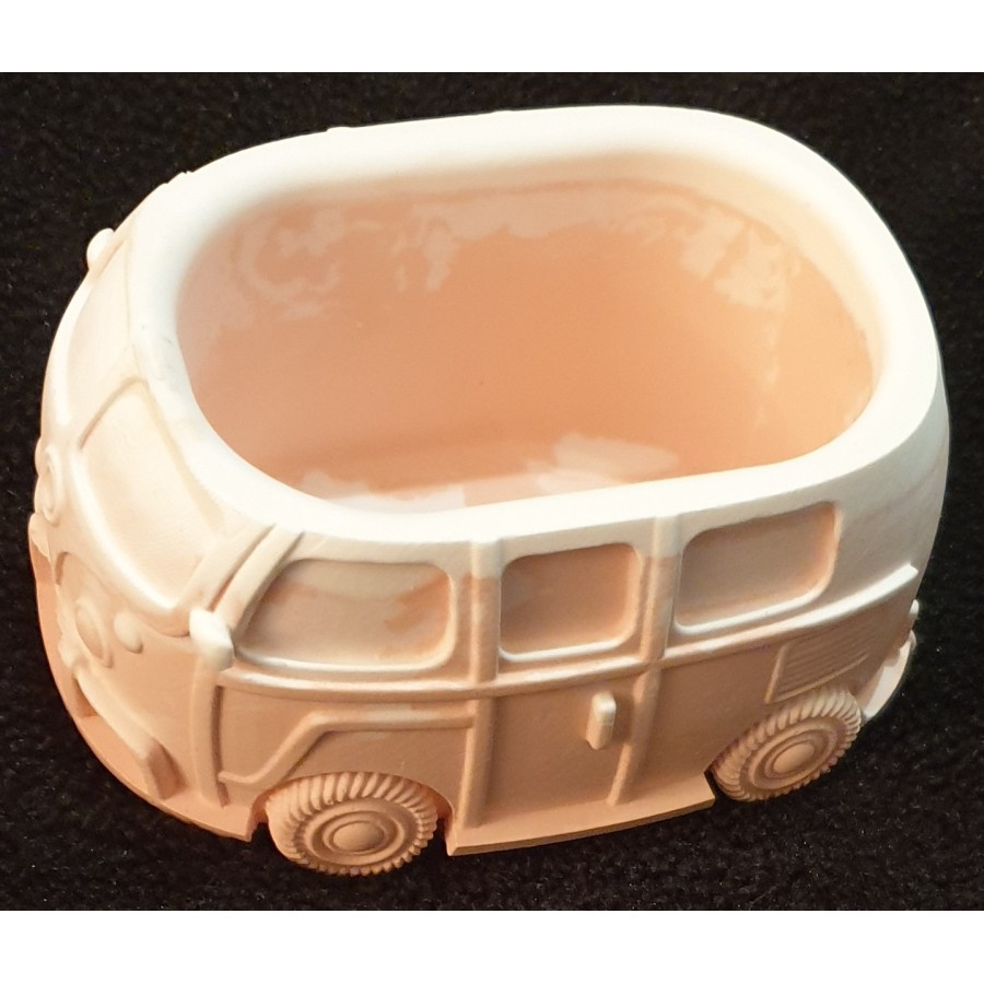 Van Bus Blumentopf Handmade aus Giesskeramik