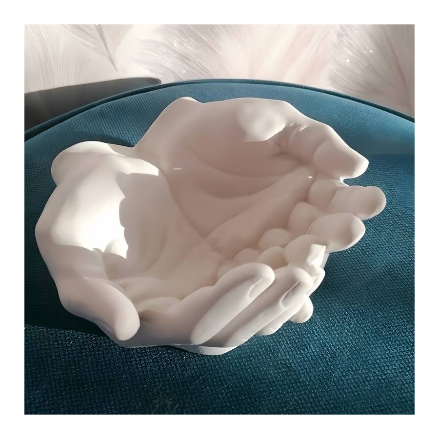 Zweihand-Betonblumentopf In Handform