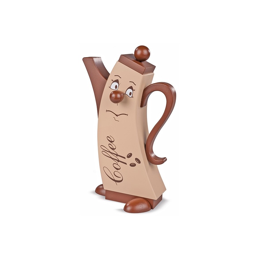 Moderne Räucherfigur Kaffeekanne, 12x7x21cm Moderne Räucherfigur Kaffeekanne, 12x7x21cm