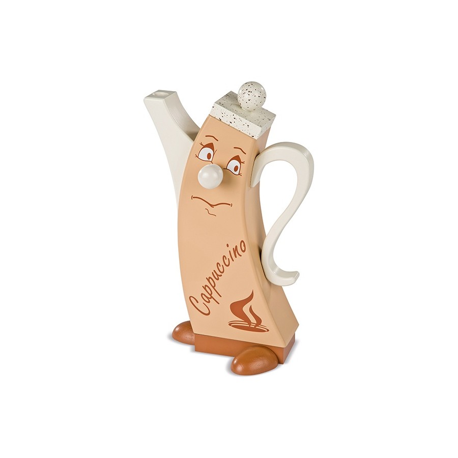 Moderne Räucherfigur Cappuccino, 12x7x21cm Moderne Räucherfigur Cappuccino, 12x7x21cm
