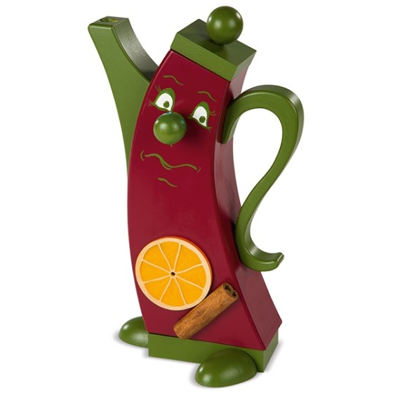 Moderne Räucherfigur Glühwein, 12x7x21cm