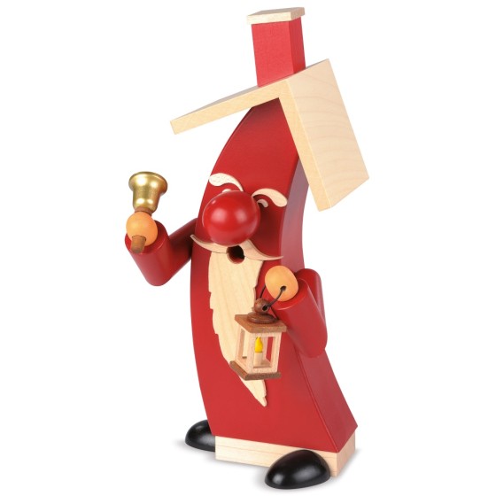 Moderne Räucherfigur Weihnachtsmann, 11x10x25cm