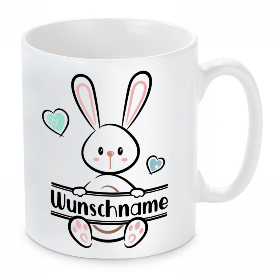 Keramiktasse mit Aufdruck "Wunschname" Keramiktasse mit Aufdruck "Wunschname"