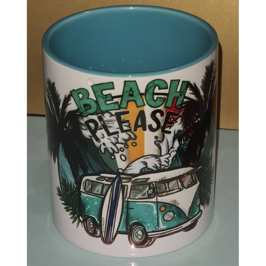 Keramiktasse mit Aufdruck "BulliCamper" Keramiktasse mit Aufdruck "BulliCamper"
