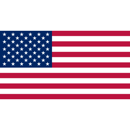 Keramiktasse mit Aufdruck "Flagge USA"