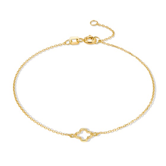 Armband Kleeblatt Gold 333/000