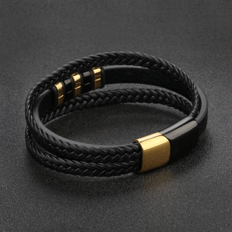 Seil-Armband Aus PU Leder, Geflochtenes Armband, Wickelarmband, Schmuck