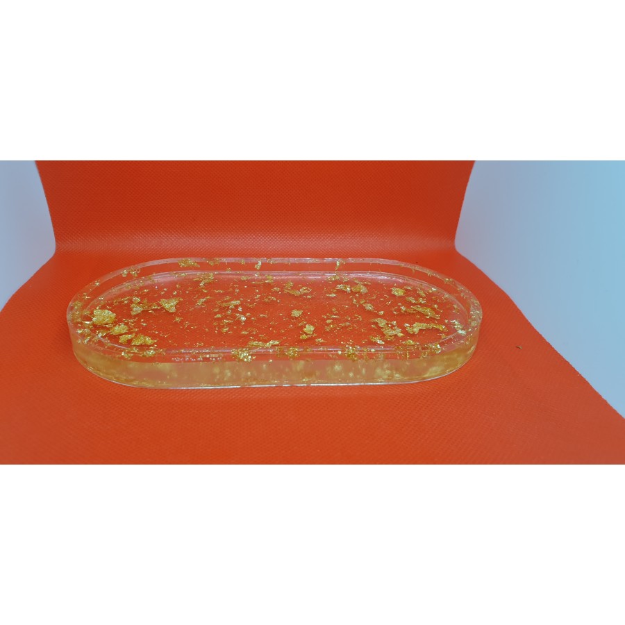 Schale oval aus Epoxidharz Schale oval aus Epoxidharz