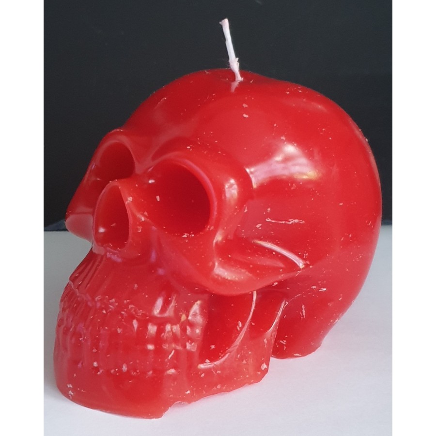 Totenkopf Kerze