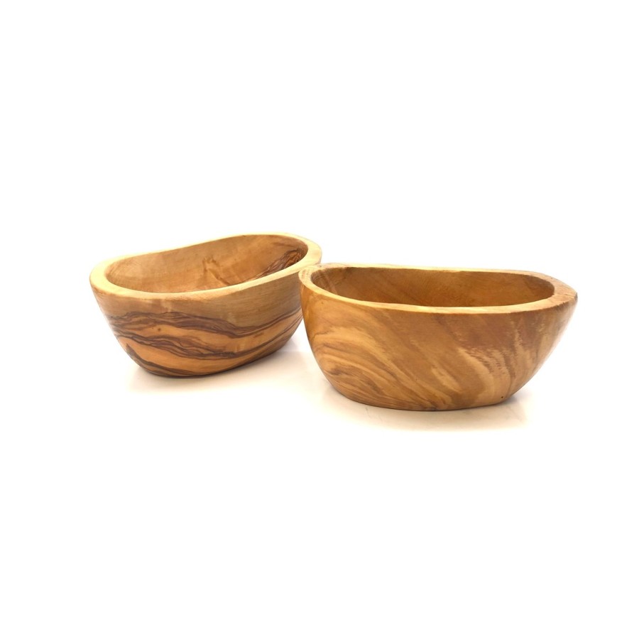 Tapas Schale, tief und oval 12 – 14 cm aus Olivenholz