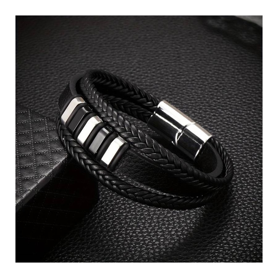 Seil-Armband Aus PU Leder, Geflochtenes Armband, Wickelarmband, Schmuck