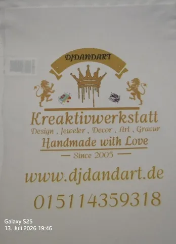 Leerbeutel mit Zugband - 41 x 28 cm mit Aufdruck inkl. 1 kleiner Beutel 12,7 x 17,78 cm