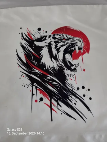 Tiger Kissenbezug 40 x 40 cm – Tiermotiv im Sublimationsdruck