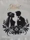 Just Married Kissenbezug 40 x 40 cm – Hochzeitsmotiv im Sublimationsdruck